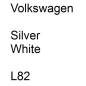 Preview: Volkswagen, Silver White, L82.